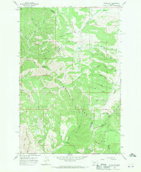 Whites City 1966 topographic map thumbnail