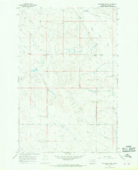 Whiteside Ranch 1965 topographic map thumbnail