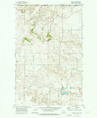 Whitetail 1973 topographic map thumbnail