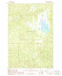 Whitetail Peak 1985 topographic map thumbnail