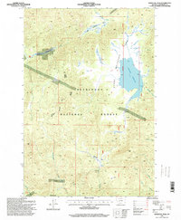 Whitetail Peak 1996 topographic map thumbnail