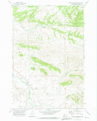 Whitetail Reservoir 1971 topographic map thumbnail