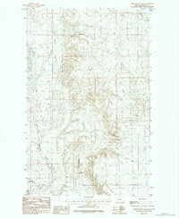 Whitewater East 1984 topographic map thumbnail