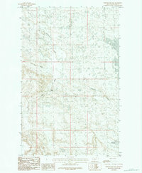 Whitewater West 1984 topographic map thumbnail