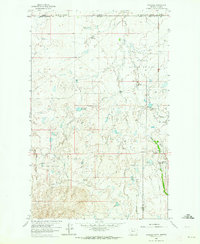Whitlash 1962 topographic map thumbnail