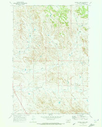 Whitney Creek 1969 topographic map thumbnail