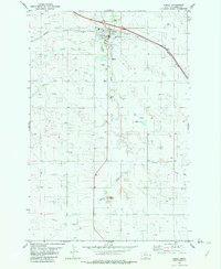 Wibaux 1982 topographic map thumbnail