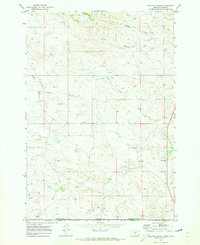 Wild Bill Creek 1970 topographic map thumbnail