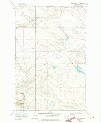 Wild Horse Butte 1971 topographic map thumbnail
