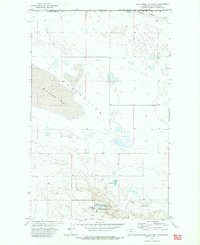 Wild Horse Lake East 1972 topographic map thumbnail