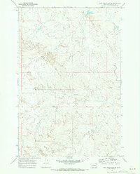 Wild Horse Pass SE 1969 topographic map thumbnail