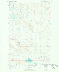 Wild Horse Reservoir 1965 topographic map thumbnail