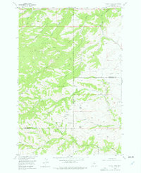 Wildcat Draw 1955 topographic map thumbnail