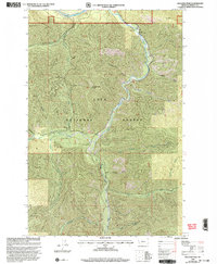 Williams Peak 1999 topographic map thumbnail