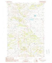 Williamson Butte 1987 topographic map thumbnail