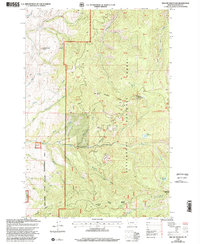 Willow Mountain 1998 topographic map thumbnail