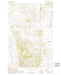 Willow Springs 1986 topographic map thumbnail