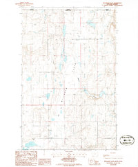 Willshaw Flats 1986 topographic map thumbnail