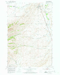 Wilsall 1951 topographic map thumbnail