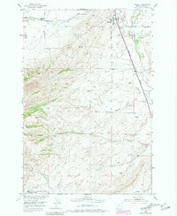 Wilsall 1951 topographic map thumbnail