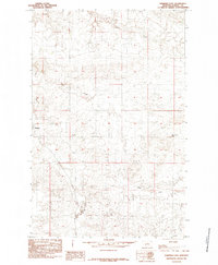 Winifred East 1985 topographic map thumbnail