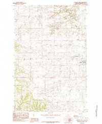 Winifred West 1985 topographic map thumbnail