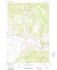 Wise River 1961 topographic map preview