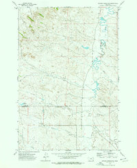 Witcher Reservoir 1973 topographic map thumbnail