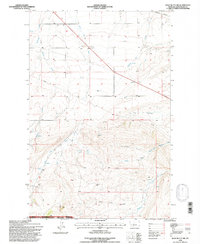 Wolf Butte NW 1995 topographic map thumbnail