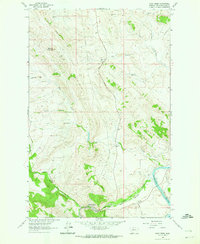 Wolf Creek 1961 topographic map thumbnail