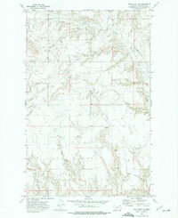 Wolf Point NE 1972 topographic map thumbnail