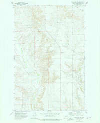 Wolf Point NW 1972 topographic map thumbnail