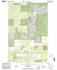 Wolf Prairie 1997 topographic map thumbnail