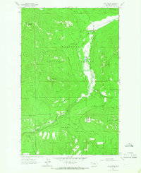 Wolf Prairie 1963 topographic map thumbnail