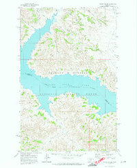 Wolfe Coulee 1971 topographic map thumbnail