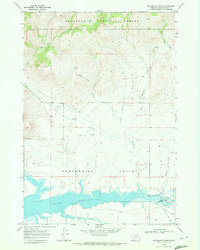 Wolverine Creek 1968 topographic map thumbnail