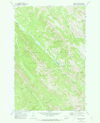 Wood Lake 1970 topographic map thumbnail