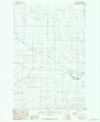 Woodrow 1983 topographic map thumbnail