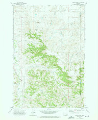 Woods Water 1972 topographic map thumbnail