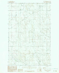 Woodworth Hill 1983 topographic map thumbnail