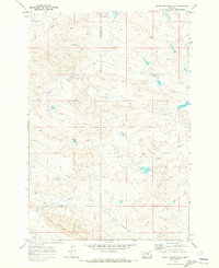 Woody Mountain SE 1969 topographic map thumbnail