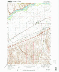 Worden 1967 topographic map thumbnail