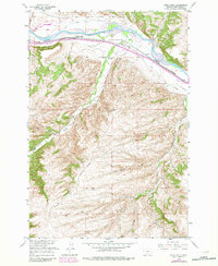Work Creek 1956 topographic map thumbnail