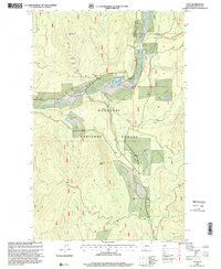 Yaak 1997 topographic map thumbnail