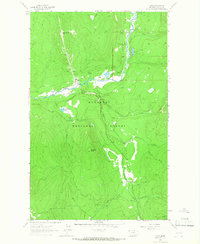 Yaak 1963 topographic map thumbnail
