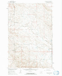 Yablonski Ranch 1960 topographic map thumbnail