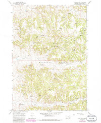 Yager Butte 1967 topographic map thumbnail