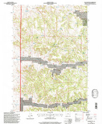 Yager Butte 1995 topographic map thumbnail