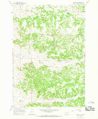 Yager Butte 1967 topographic map thumbnail