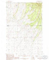 Yaple Bench 1986 topographic map thumbnail